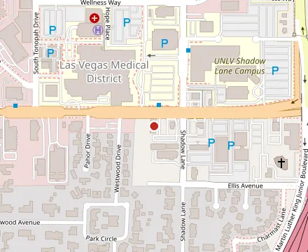 Map showing Poppy's Donuts