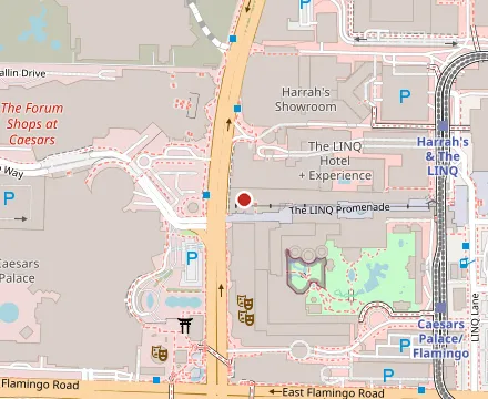 Map showing Virgil's Real BBQ