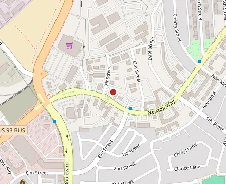 Map showing Fox Smokehouse BBQ