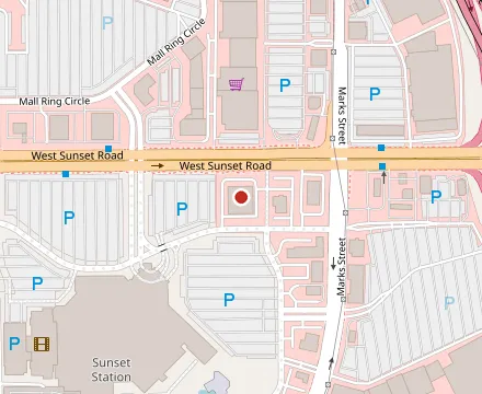 Map showing Aloha Sunrise Cafe