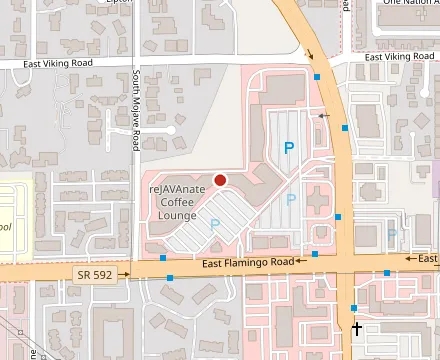 Map showing Ichabod's Lounge and Restaurant