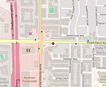 Map showing Mi Carboncito Peruvian Food