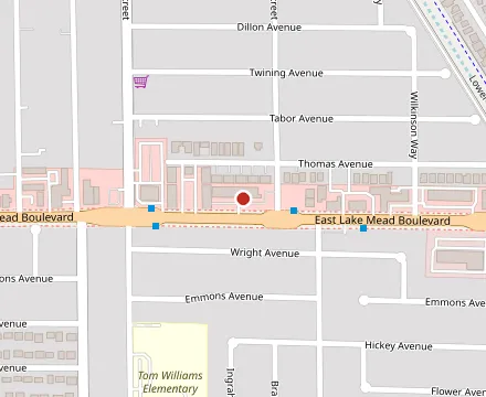 Map showing Restaurante La Mojarra Loca Vegas