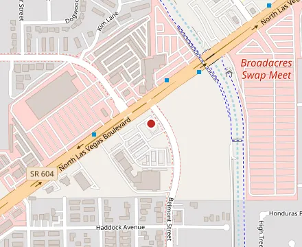 Map showing Tacos el Panzón