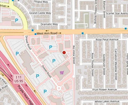 Map showing Peinto Thai Kitchen