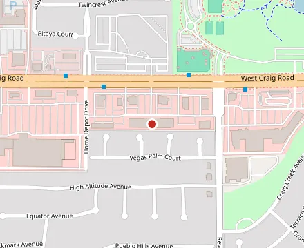 Map showing El Nopal Mexican Grill