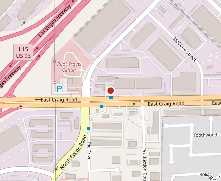 Map showing Viva Zapata's Mexican Restaurant & Cantina