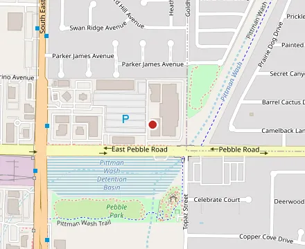 Map showing Havana Grill