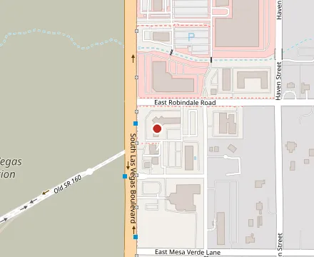 Map showing The Bootlegger Italian Bistro