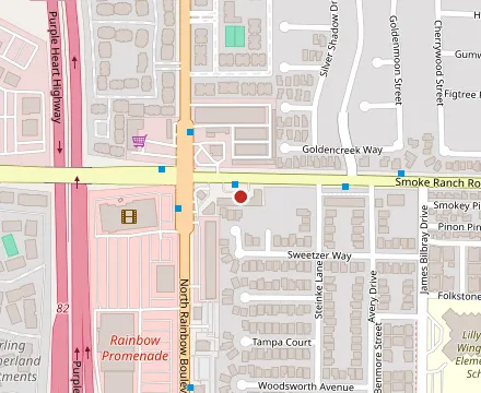Map showing San Salvador Restaurant #1