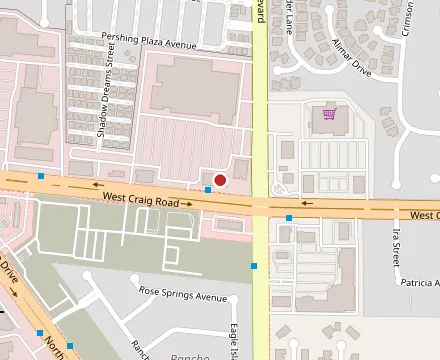 Map showing Paulie's South Street Steaks