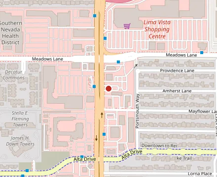 Map showing Black & Blue Diner