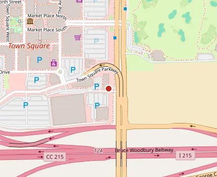 Map showing Chop Stop