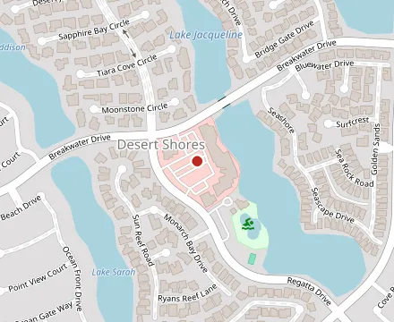 Map showing Americana Restaurant