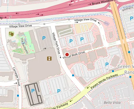 Map showing Echo & Rig, HENDERSON