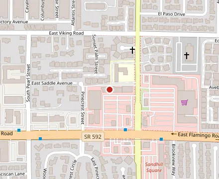 Map showing El Tinajon