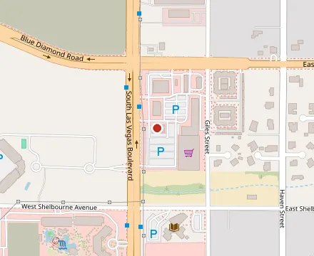 Map showing Steiner's-A Nevada Style Pub