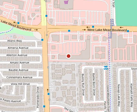 Map showing Grape Vine Cafe and Wine Bar