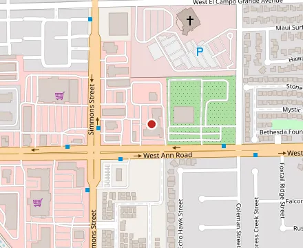 Map showing Pho Aimie