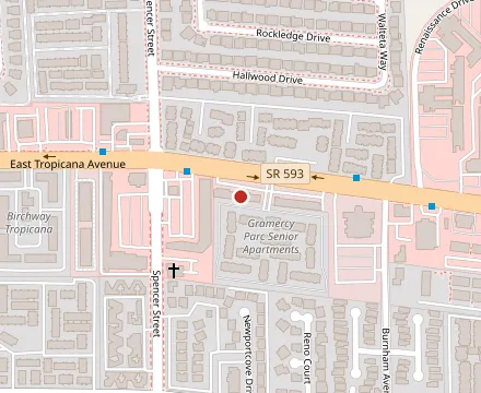 Map showing Zaika Indian Bistro