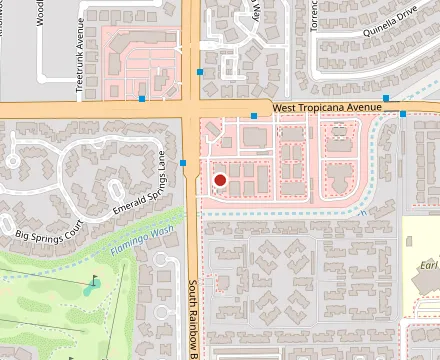Map showing Meráki Greek Grill - Rainbow/Tropicana