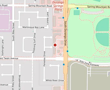 Map showing Zaytoon Restaurant