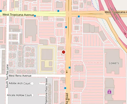 Map showing The Blue Skillet