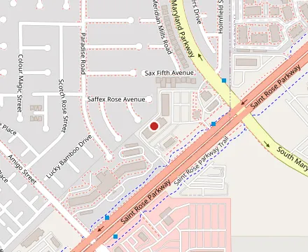 Map showing Broken Yolk Cafe (Henderson)