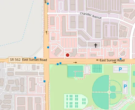 Map showing Egg Works (Sunset)